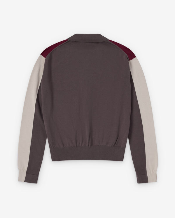 Kiko Kostadinov  - Men's Munno Knit Cardigan - (Slate Grey)