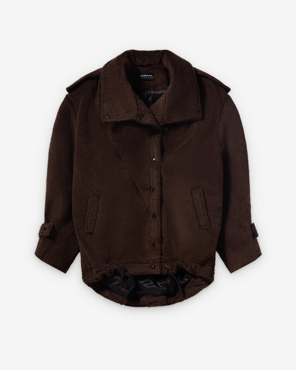 Kiko Kostadinov  - Women's Wren Pleated Coat - (Mole)