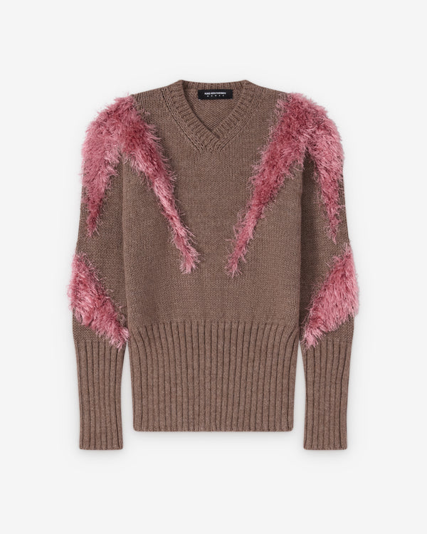 Kiko Kostadinov  - Women's Macaw Jumper - (Dove Brown)