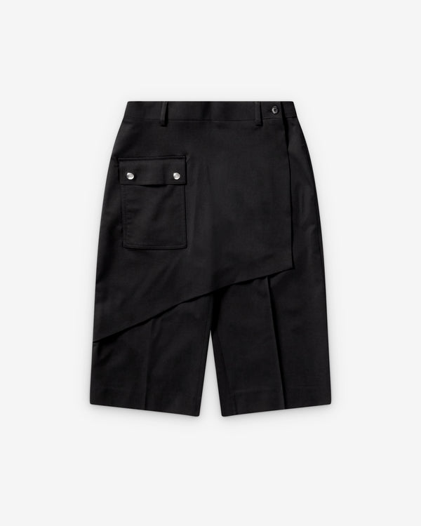 Kiko Kostadinov  - Women's Linnet Wrap Culottes - (Crow Black)