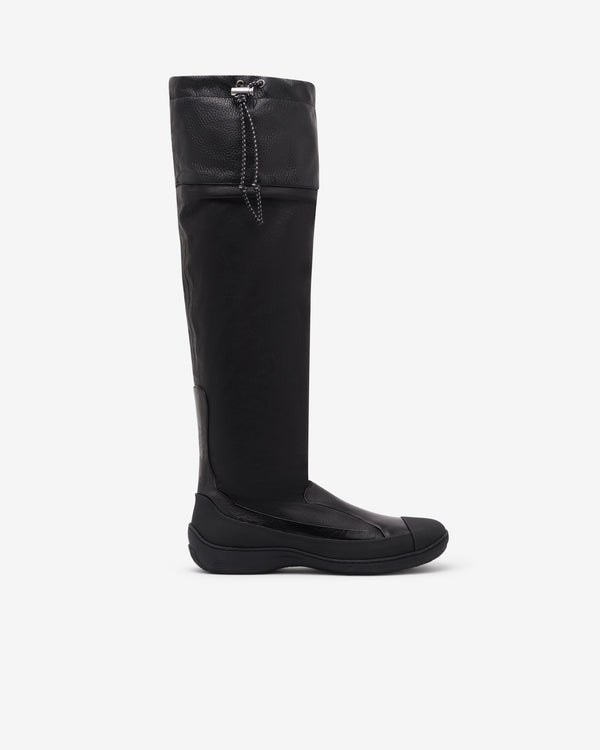 Kiko Kostadinov  - Women's Avocet Leather Boots - (Ink Black)