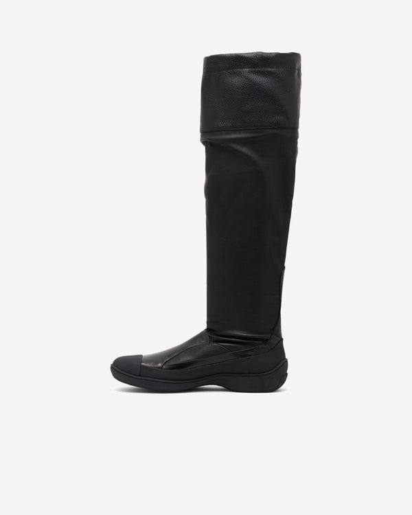 Kiko Kostadinov  - Women's Avocet Leather Boots - (Ink Black)