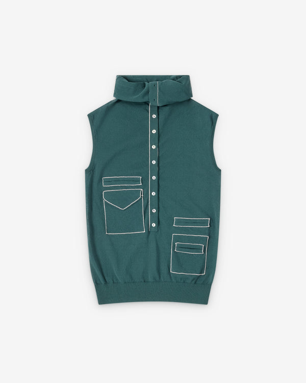 Kiko Kostadinov  - Women's Kreiner Knit Rollneck - (Loden)