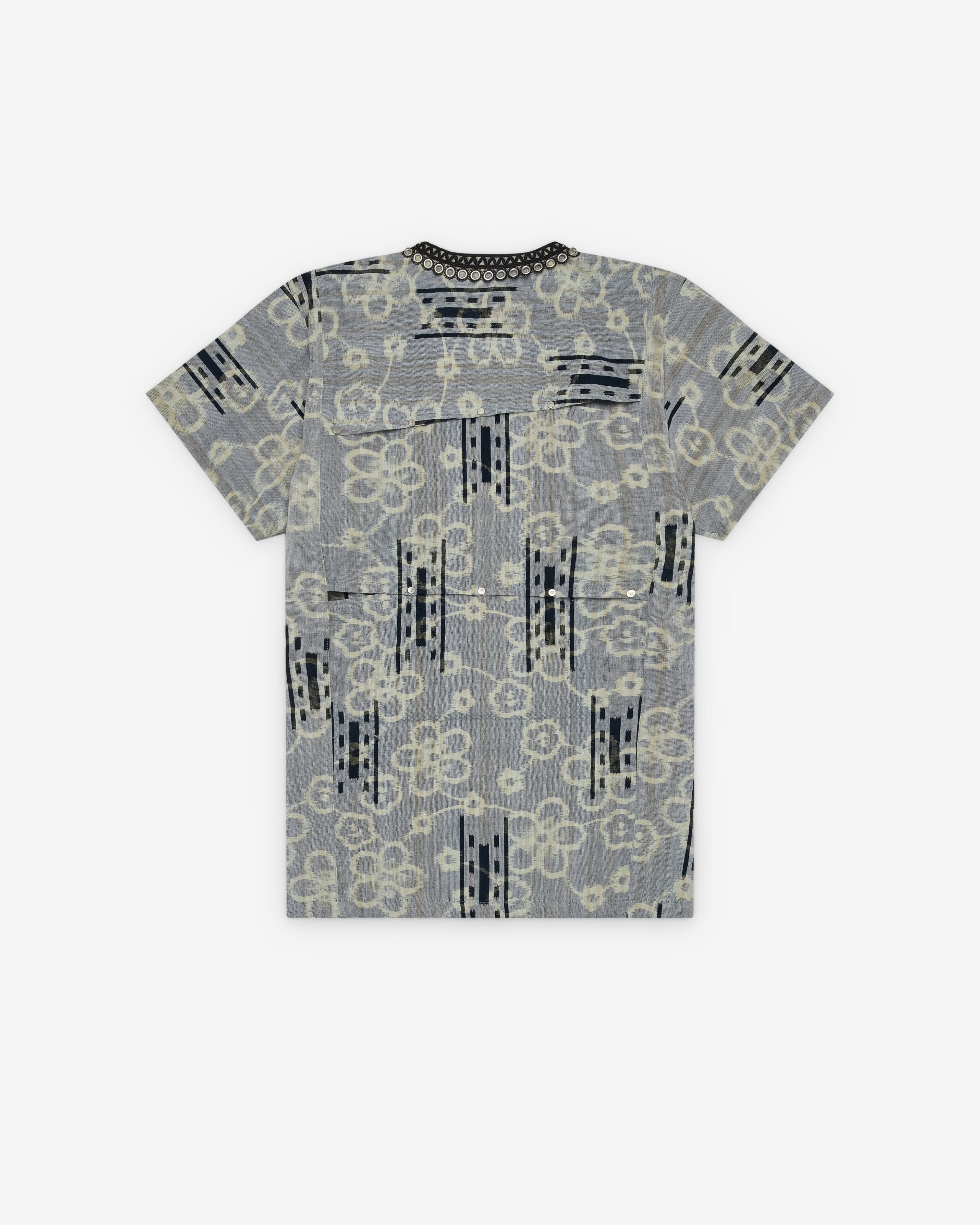Kiko Kostadinov: Men's Hatha Panelled Shirt (Lagoon) | Dover