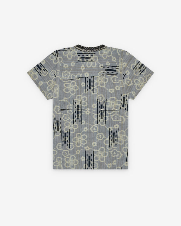 Kiko Kostadinov - Men's Hatha Panelled Shirt - (Lagoon)