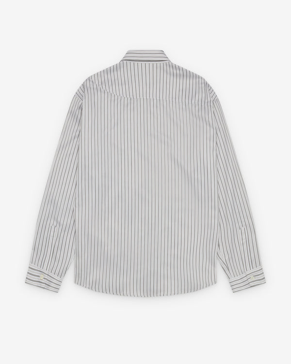 Kiko Kostadinov - Men's Veca Panelled Shirt - (White/Khaki)