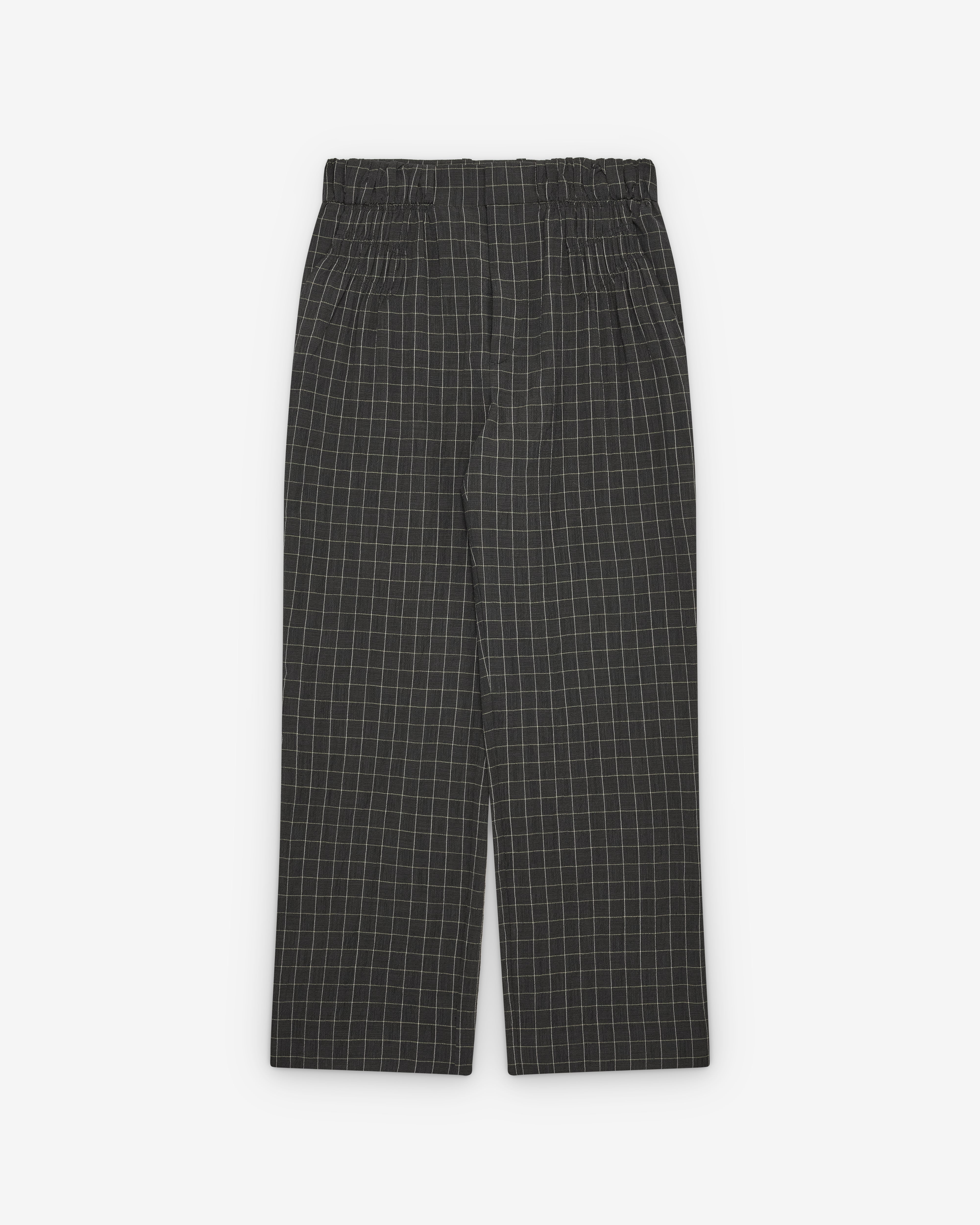 Kiko Kostadinov: Men's Minna Gathered Trouser (Dim Grey) | Dover