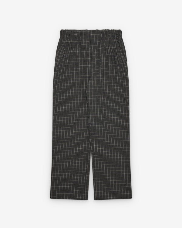 Kiko Kostadinov - Men's Minna Gathered Trouser - (Dim Grey)
