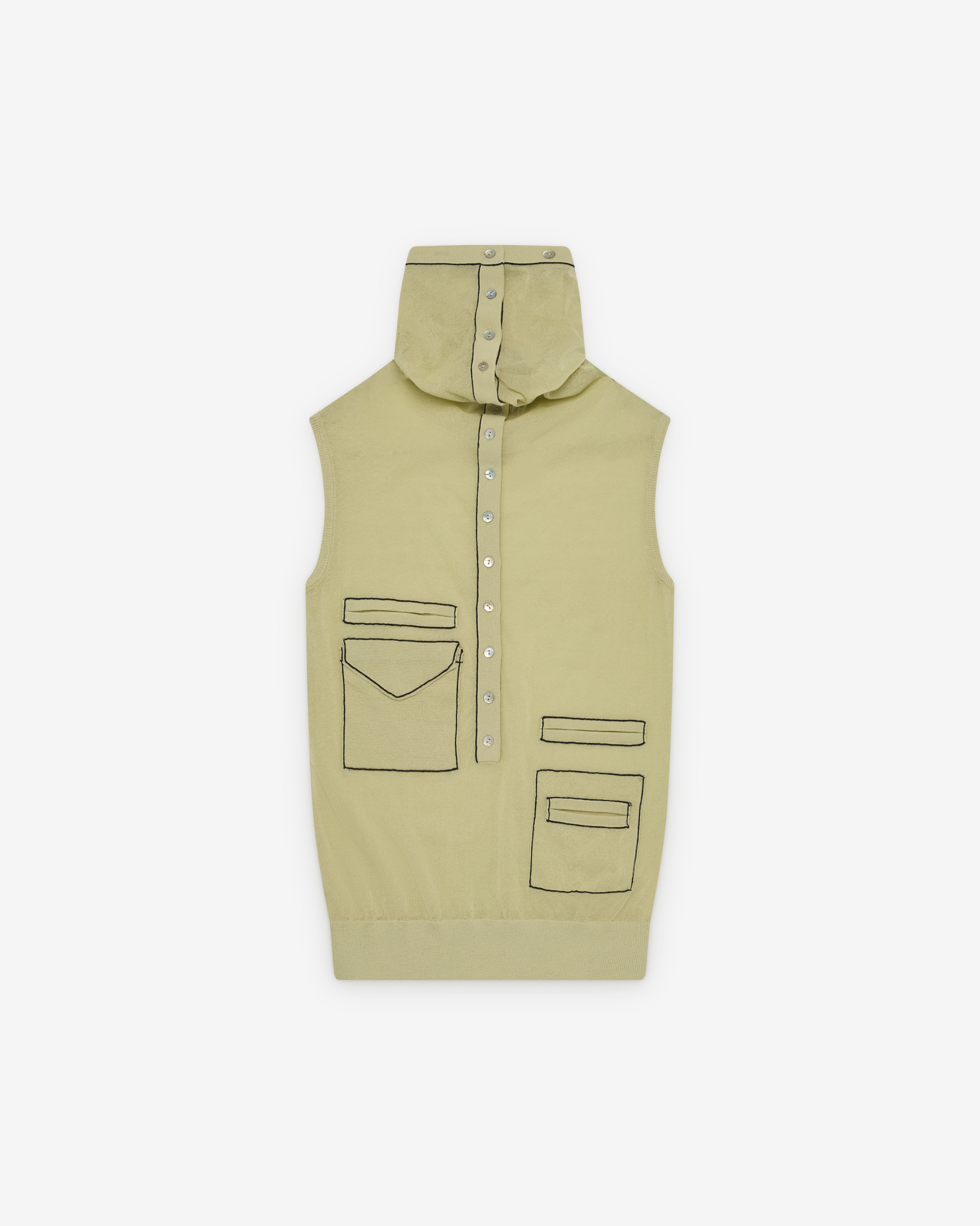 Kiko Kostadinov: Women's Kreiner Knit Rollneck (Pastel Green