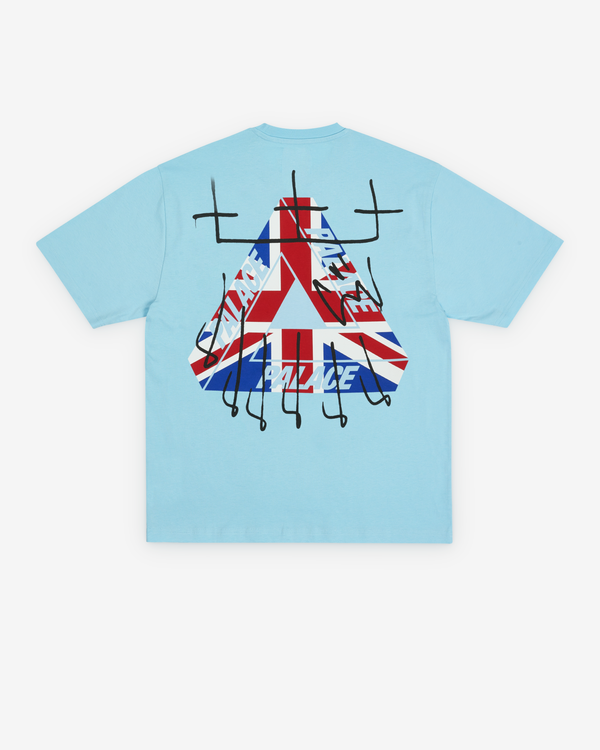Palace - Men's King Tri T-Shirt - (Skyline Blue)