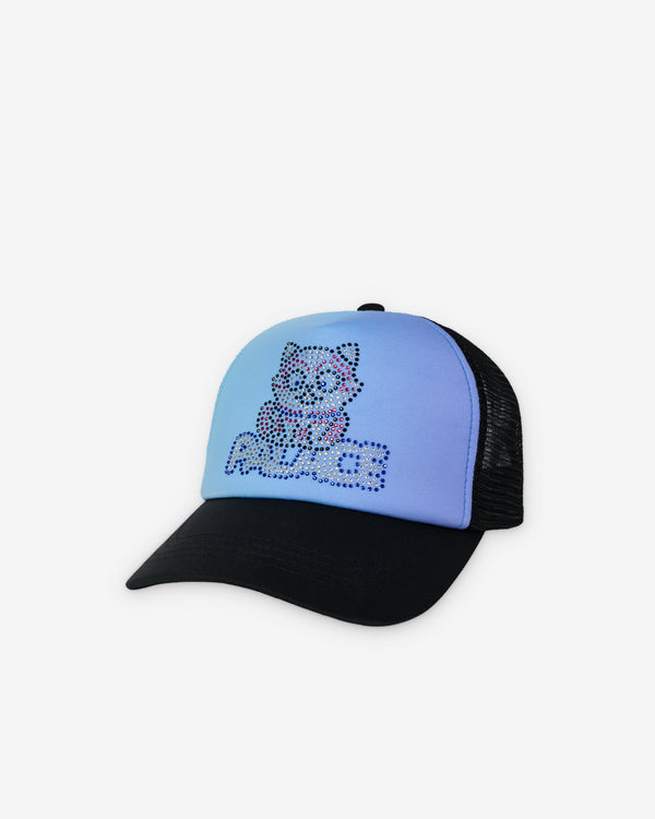 Palace -  Kitty Rhinestone Trucker - (Black)