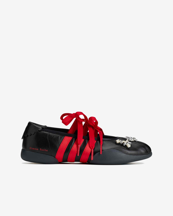 Adidas - Women's Simone Rocha Taekwondo Ballerina - (Core Black/Better Scarlet)