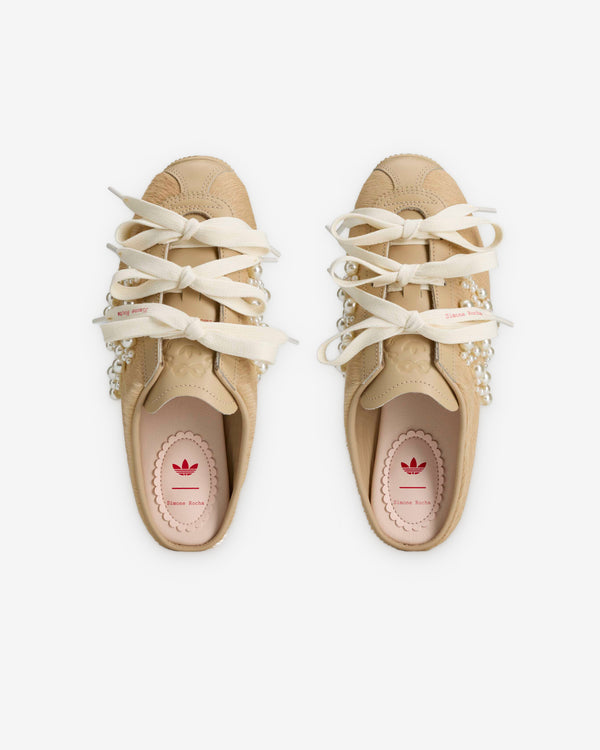 adidas x Simone Rocha women's Japan Slip-On in Magic Beige/Chalk White, view 5