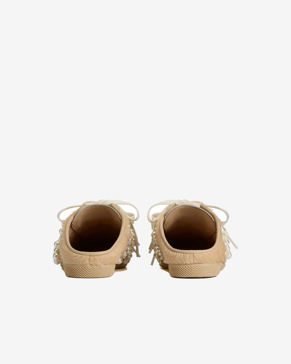 adidas x Simone Rocha women's Japan Slip-On in Magic Beige/Chalk White, view 4