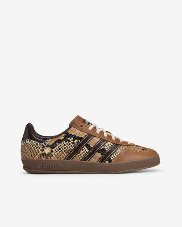 Adidas - Men's Wales Bonner Gazelle Snake - (Dark Brown/Wonder White)