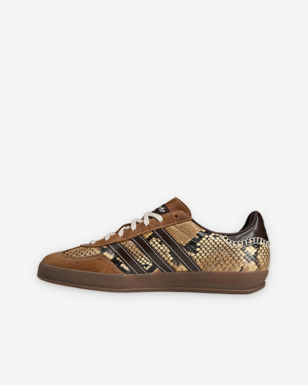 Adidas - Men's Wales Bonner Gazelle Snake - (Dark Brown/Wonder White)
