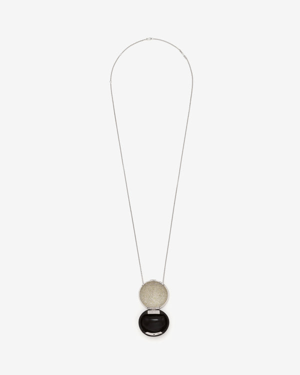 Kiko Kostadinov -  Patcharavipa The Birth Black Pavé Necklace - (Silver)
