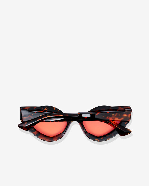 Kuboraum - Men’s Y8 54 Sunglasses - (Havana Stripes)