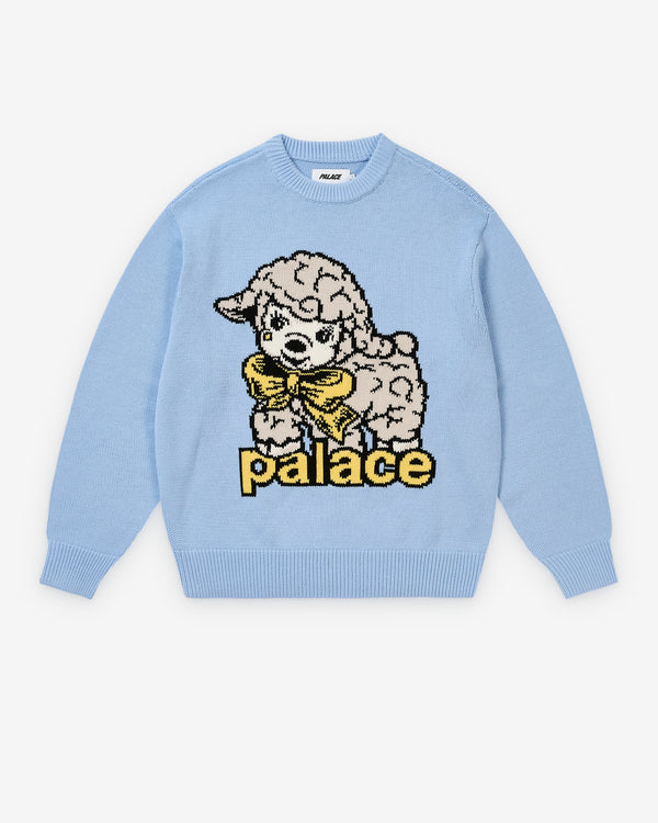 Palace - Men's Lamb Knit - (Skyline Blue)