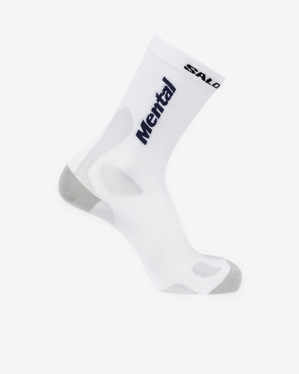 Salomon - Mental Athletic Crew Sock - (White/Lunar Rock)