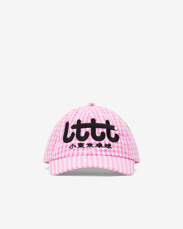 Little Tokyo Table Tennis - Men's Gingham Cap - (Pink)