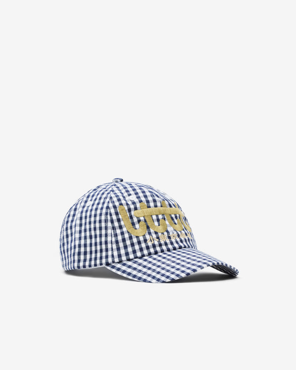 Little Tokyo Table Tennis - Men's Gingham Cap - (Navy)