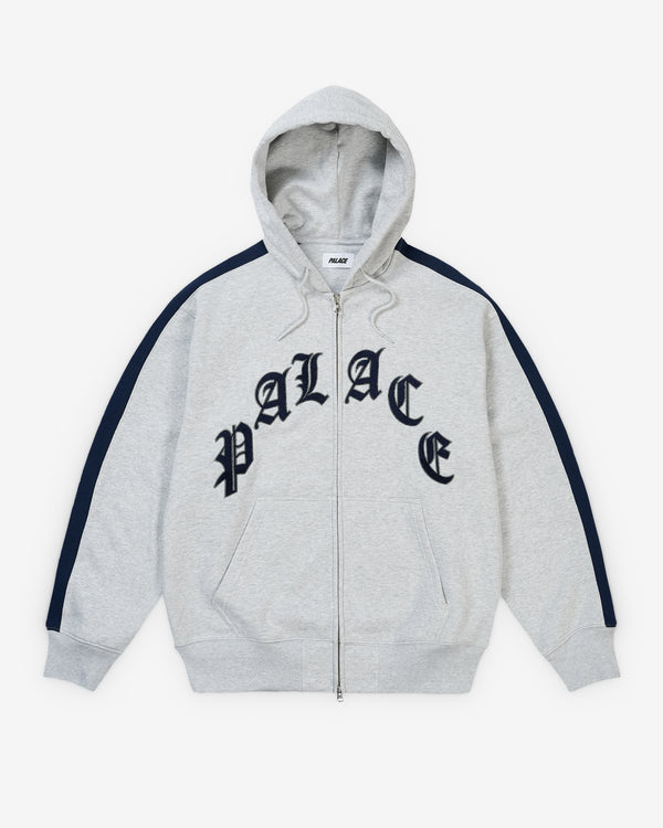 Palace - Men's Legacy Zip Hood - (Grey Marl)
