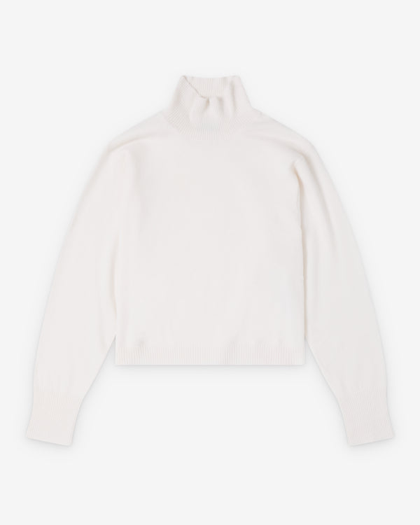 Le Kasha  - Women's Mock Neck Sweater - (White)