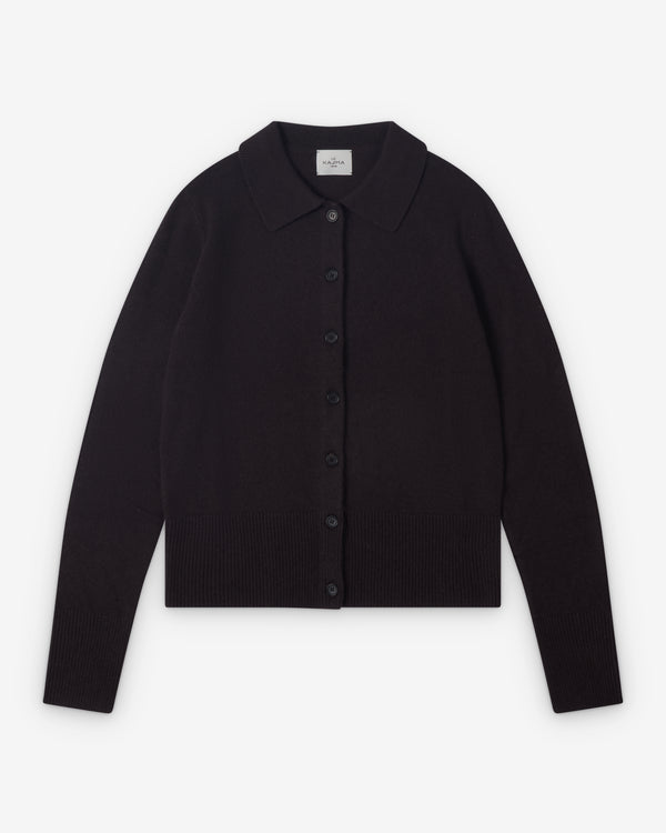 Le Kasha  - Women's Shirt Cardigan - (Prune)
