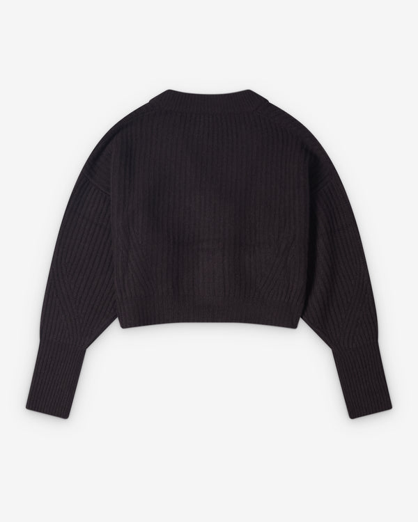 Le Kasha  - Women's Short Cardigan - (Prune)