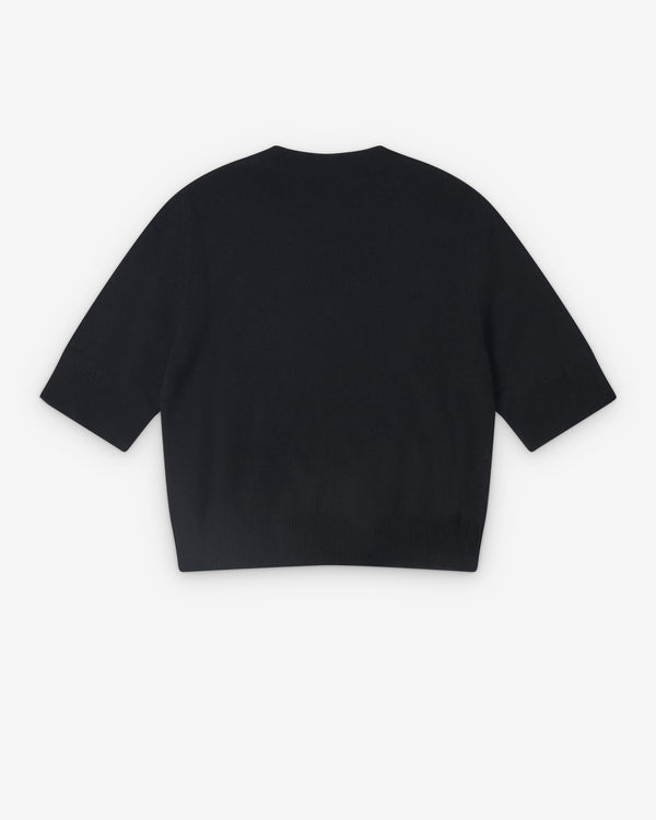 Le Kasha  - Women's Short Sleeve Sweater - (Black)