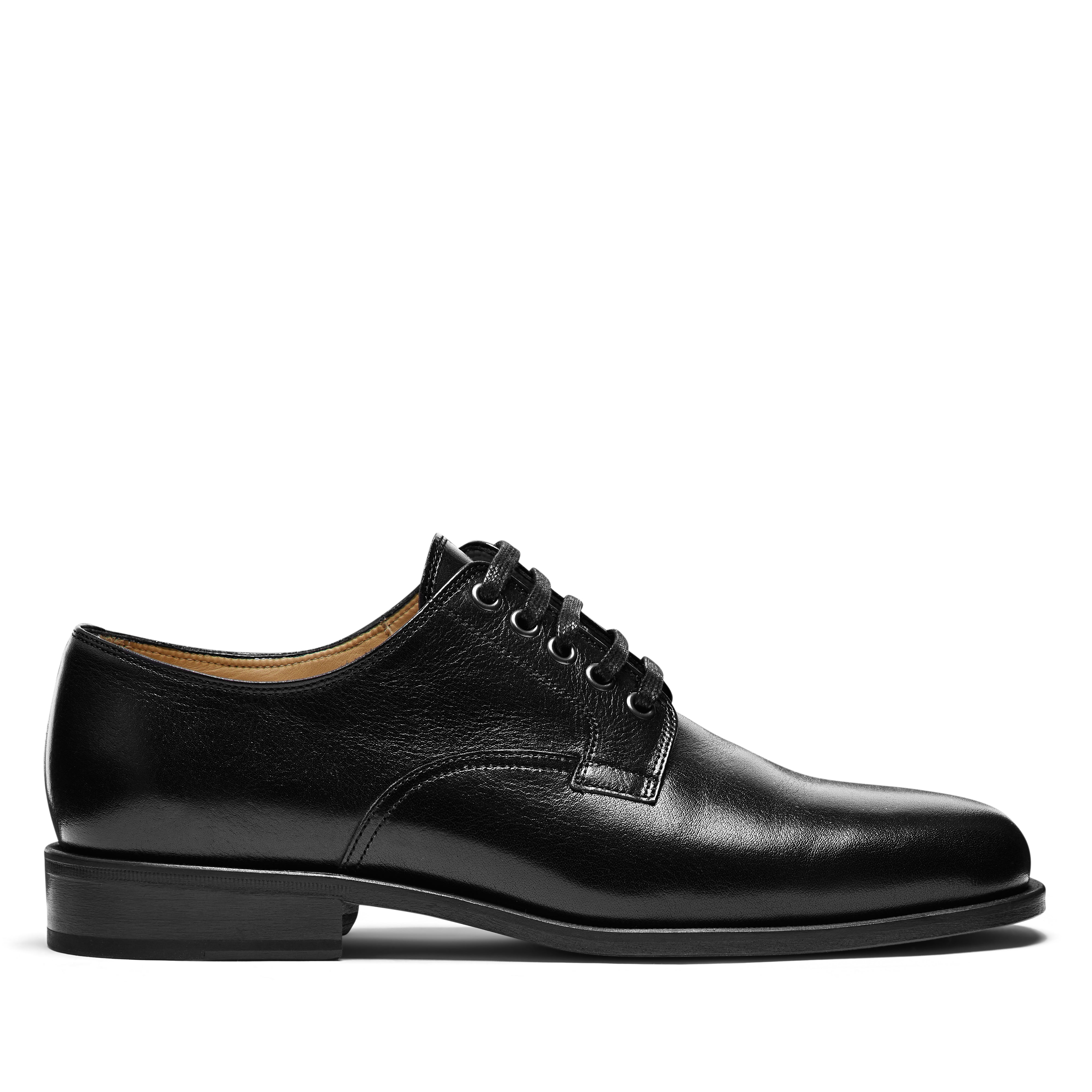 Lemaire - Men's Casual Square Derby - (Black) | Dover Street