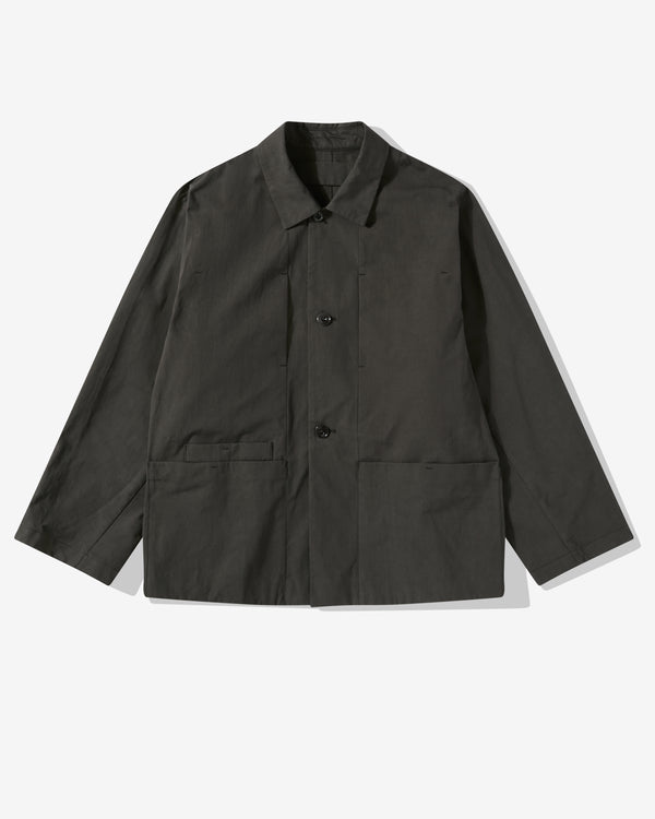 Lemaire - Men's Boxy Single Breasted Workwear Jacket - (Anthracite Brown)