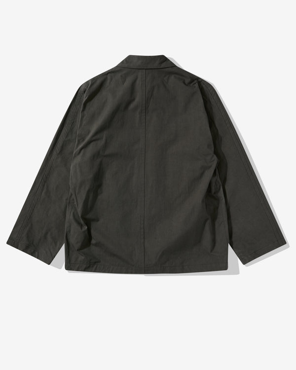 Lemaire - Men’s Boxy Single Breasted Workwear Jacket - (Anthracite Brown)
