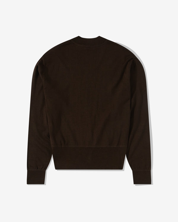 Lemaire - Men’s Mock Neck Jumper - (Pecan Brown)