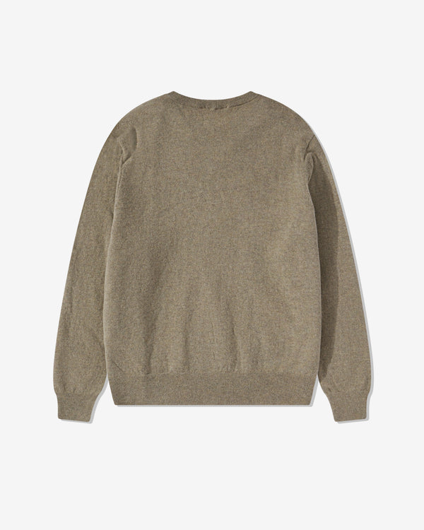 Lemaire - Men’s Crew Neck Jumper - (Beige Grey)