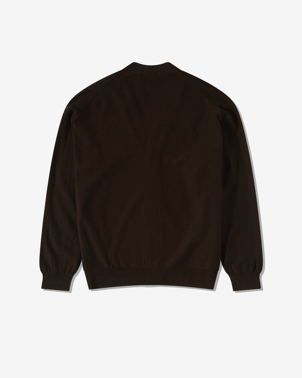 Lemaire - Women’s Relaxed Twisted Cardigan - (Pecan Brown)