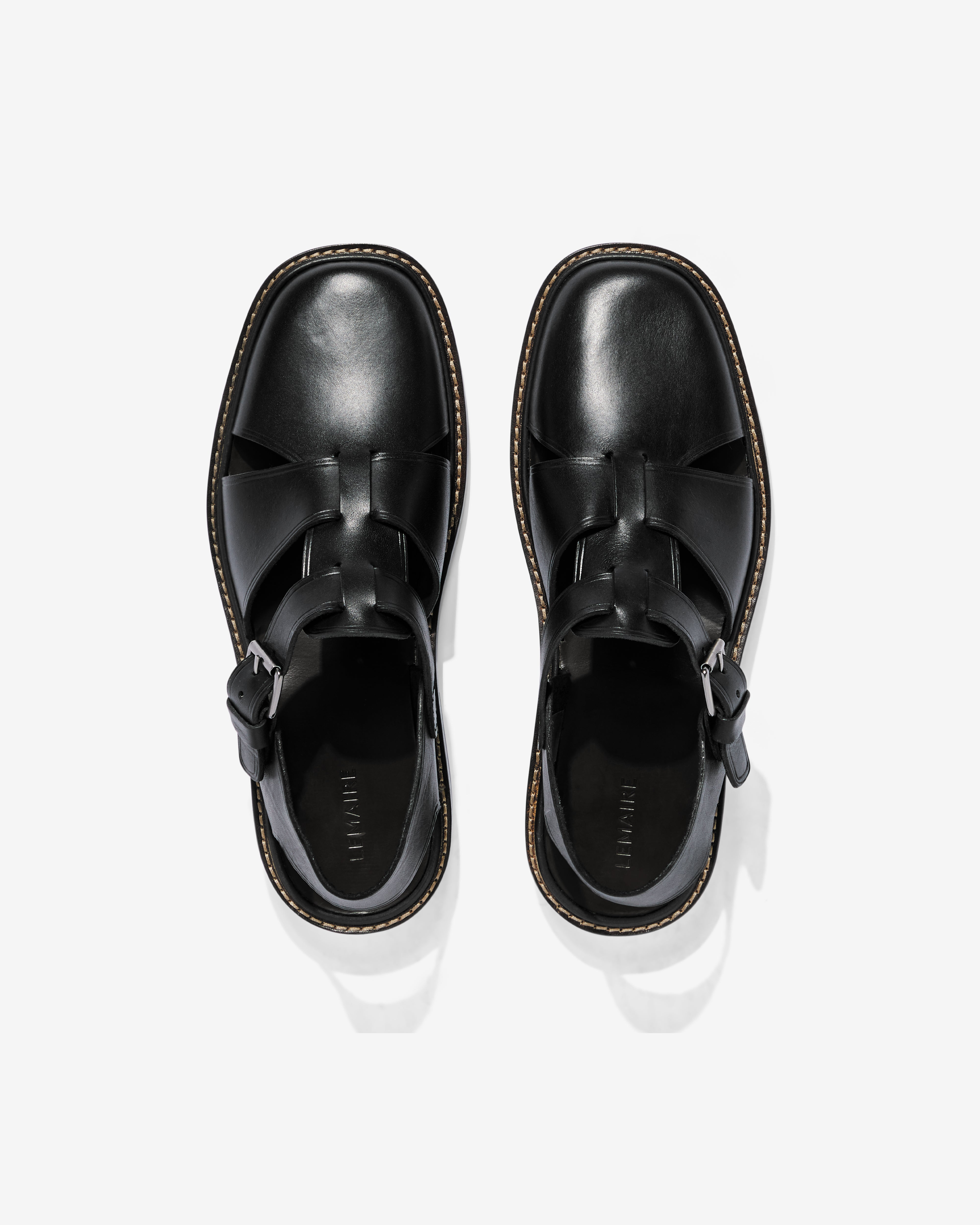 Lemaire: Women's Fisherman Sandal (Black) | Dover Street Market London