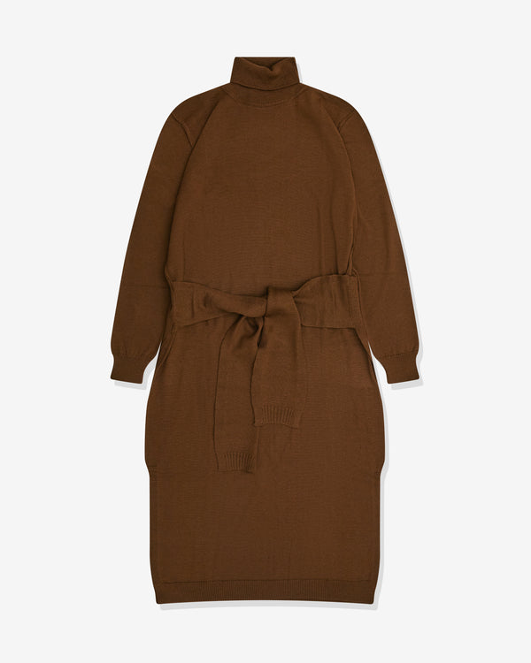 Lemaire - Women's Trompe L'Oeil Dress - (Hazelnut Brown)