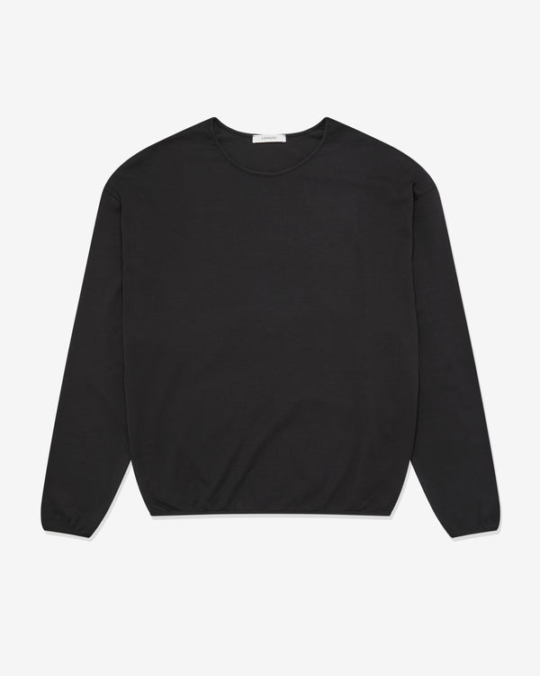 Lemaire - Men's Long Sleeve Relaxed T-Shirt - (Charcoal)