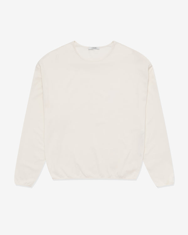 Lemaire - Men's Long Sleeve Relaxed T-Shirt - (Off White)