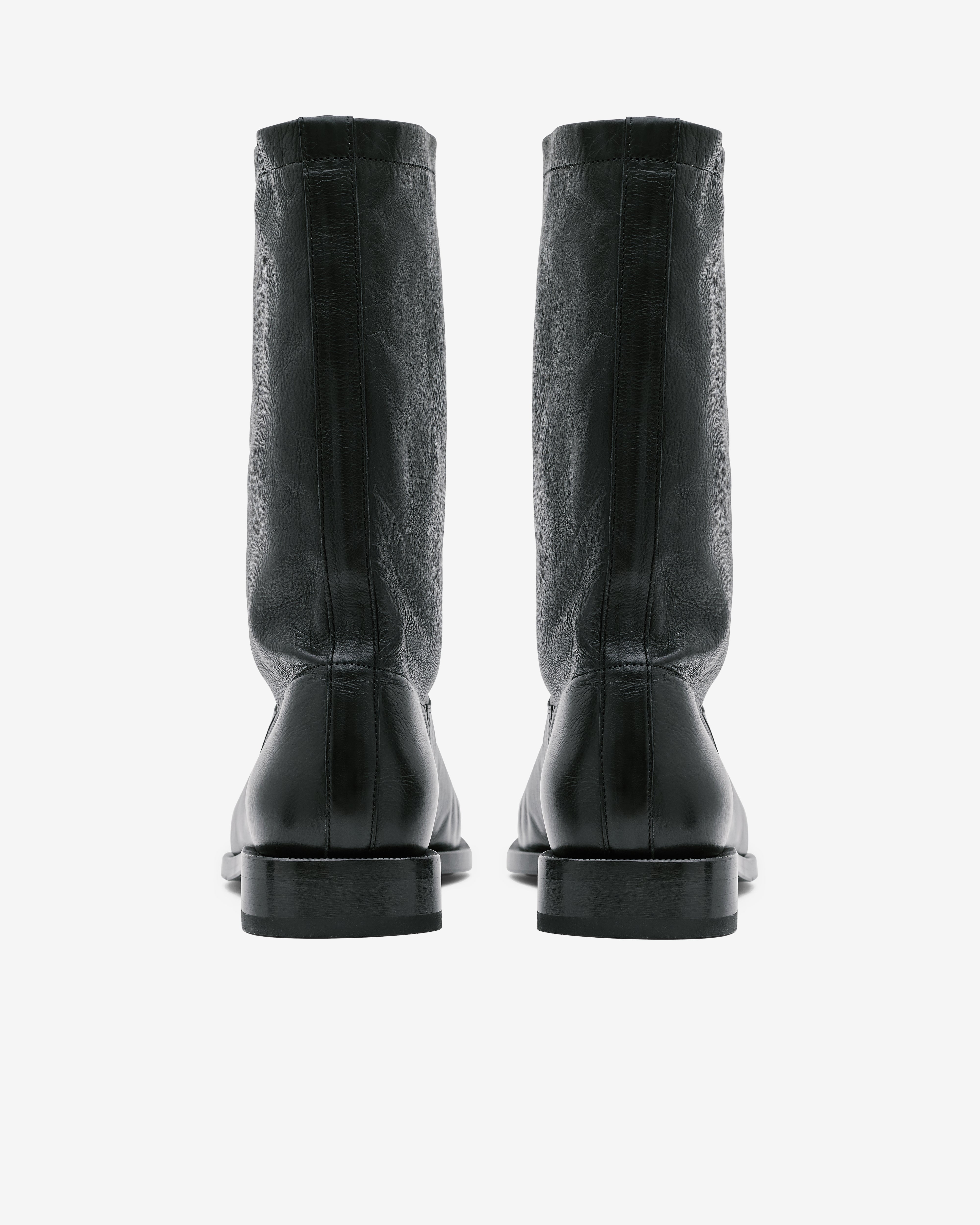 Lemaire: Men's Soft Workwear Boots (Black) | DSML E-SHOP