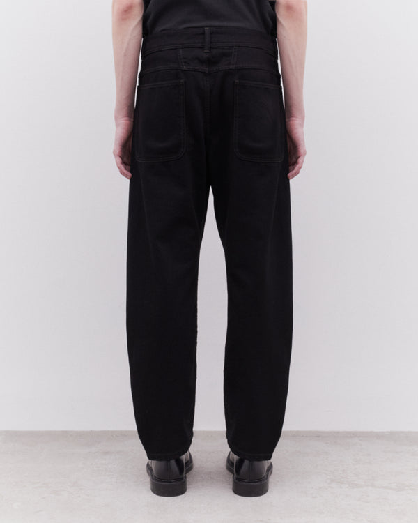 Lemaire - Men’s Twisted Workwear Pants - (Black)