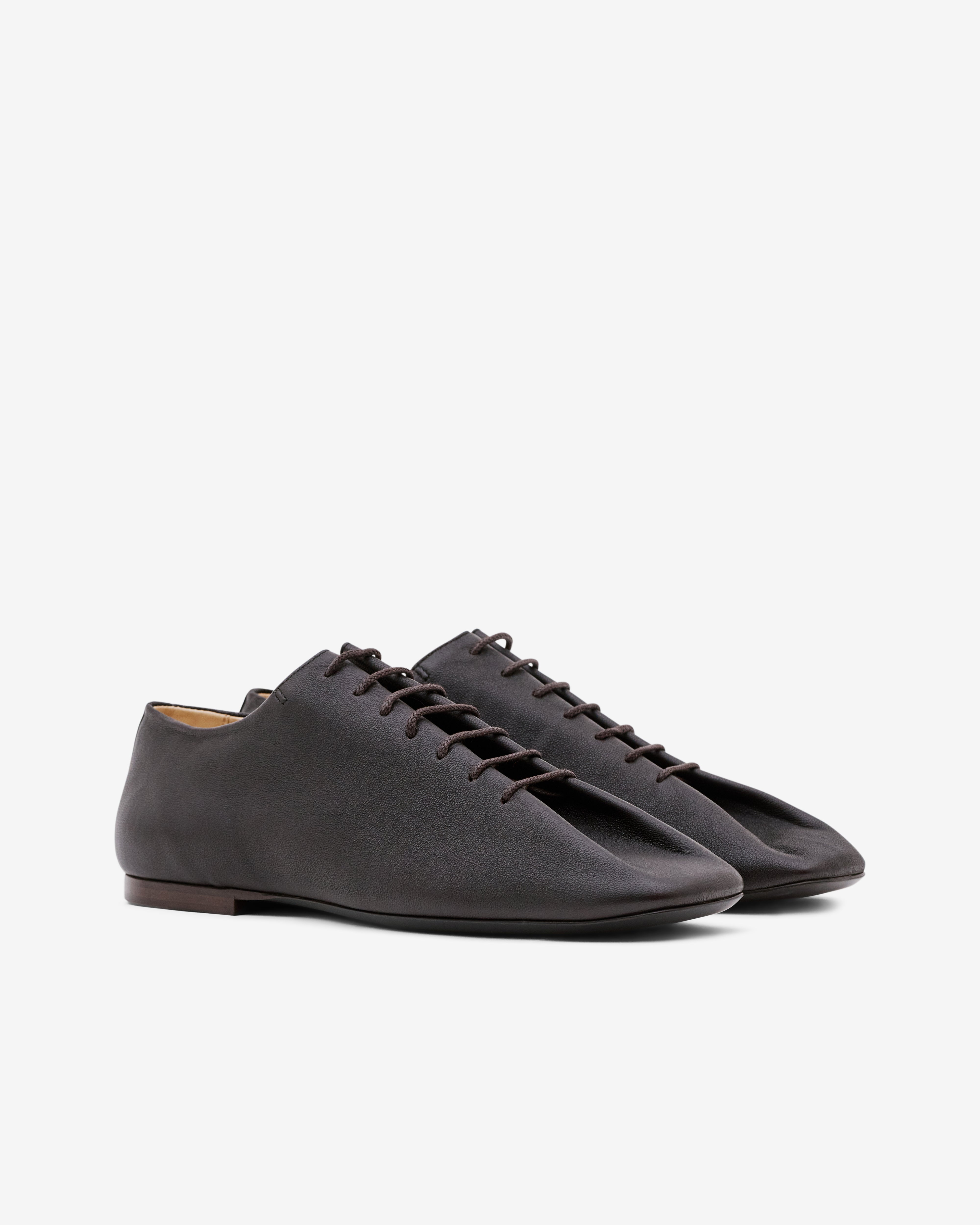 極美品LEMAIRE フラットクラシックダービー　黒　39 LEMAIRE - Black Souris Flat Classic Derbies – Frances May