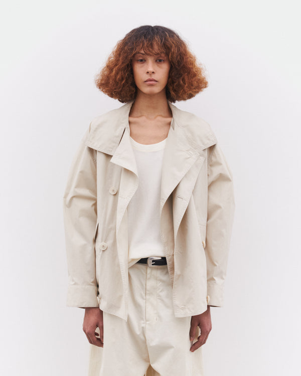 Lemaire - Women’s Double Flap Light Blouson - (Stone Beige)