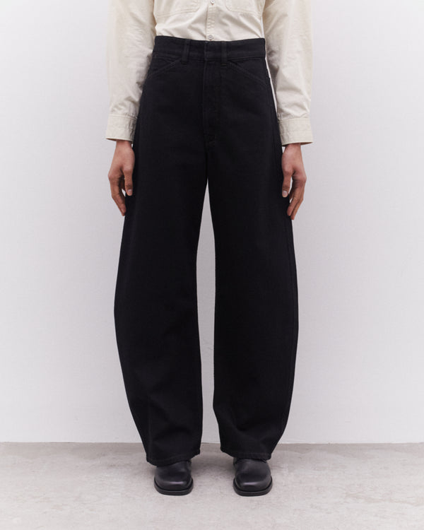 Lemaire - Women’s High Waisted Curved Pants - (Black)