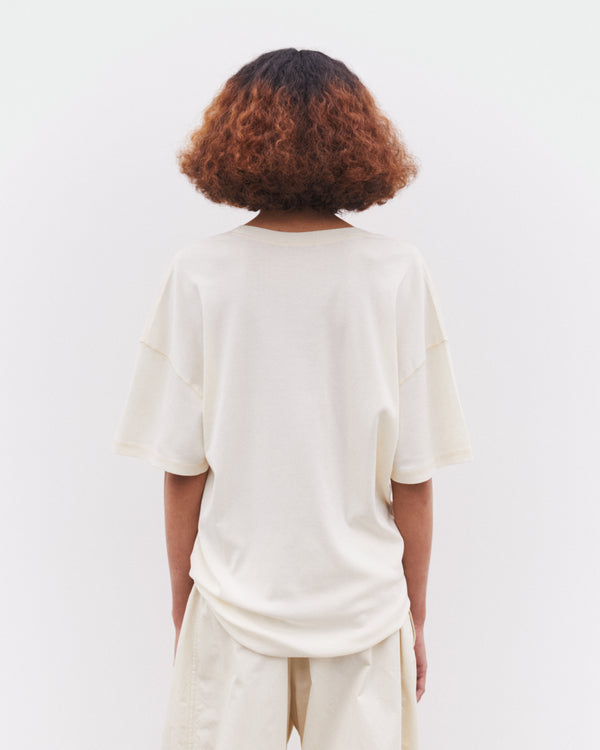 Lemaire - Women’s Rib T-Shirt - (Off White)
