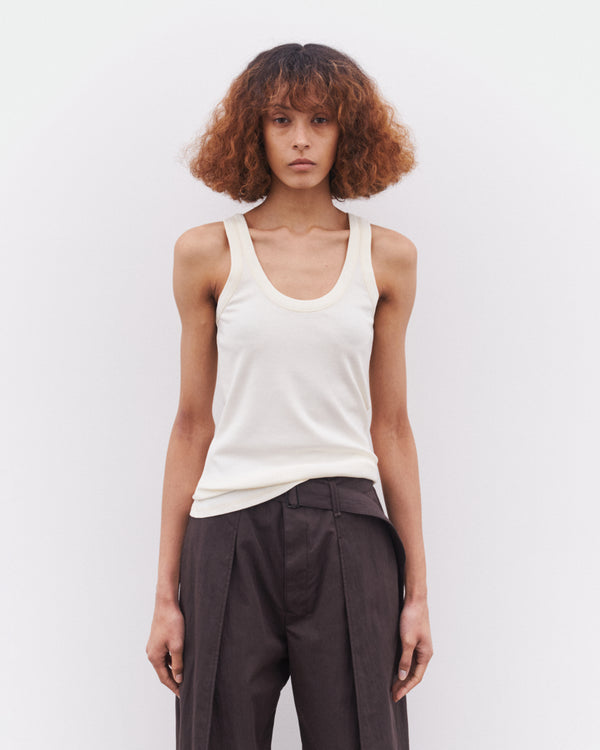 Lemaire - Women’s Rib Tank Top - (White)