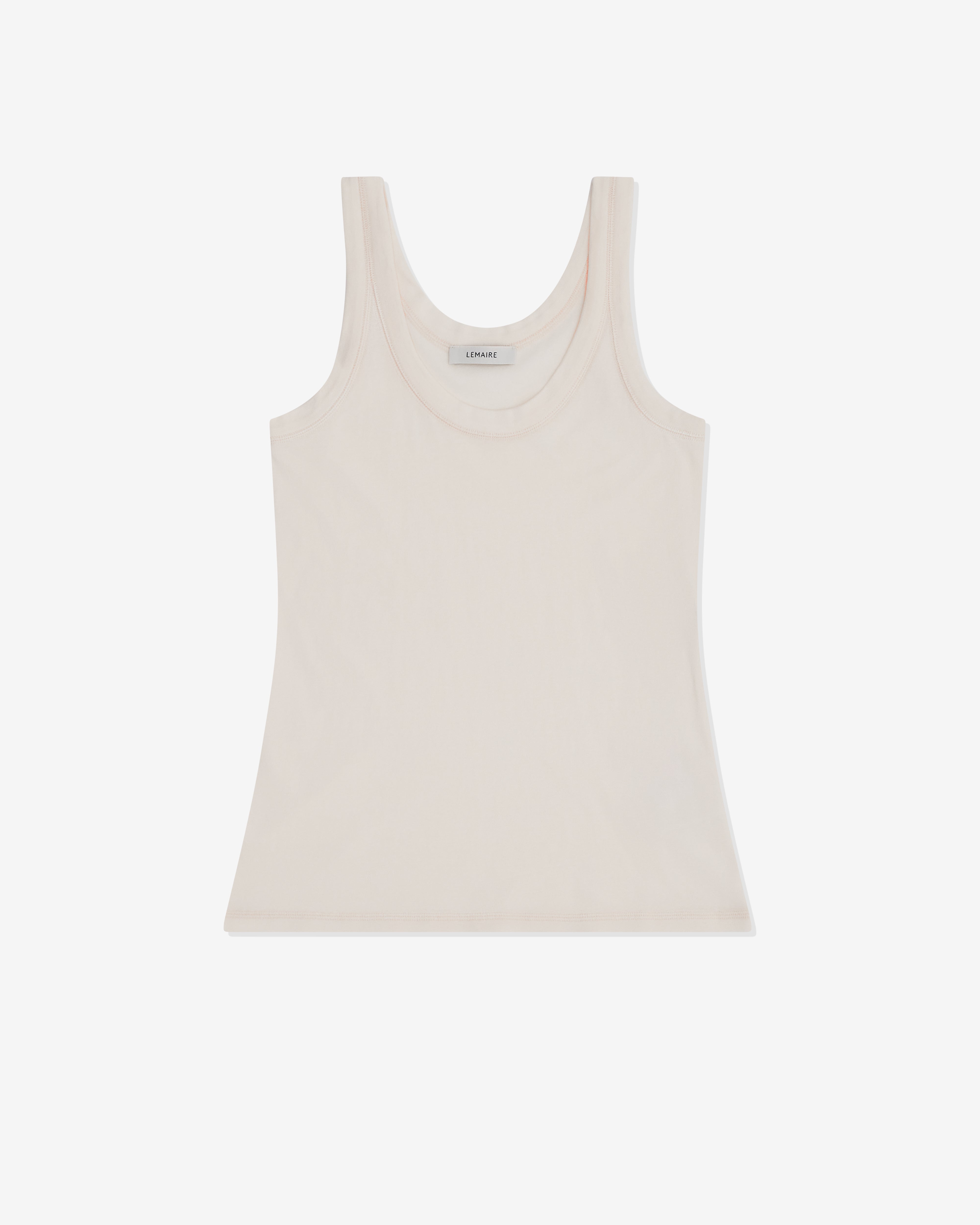 Lemaire: Women's Rib Tank Top (White) | Dover Street Market London