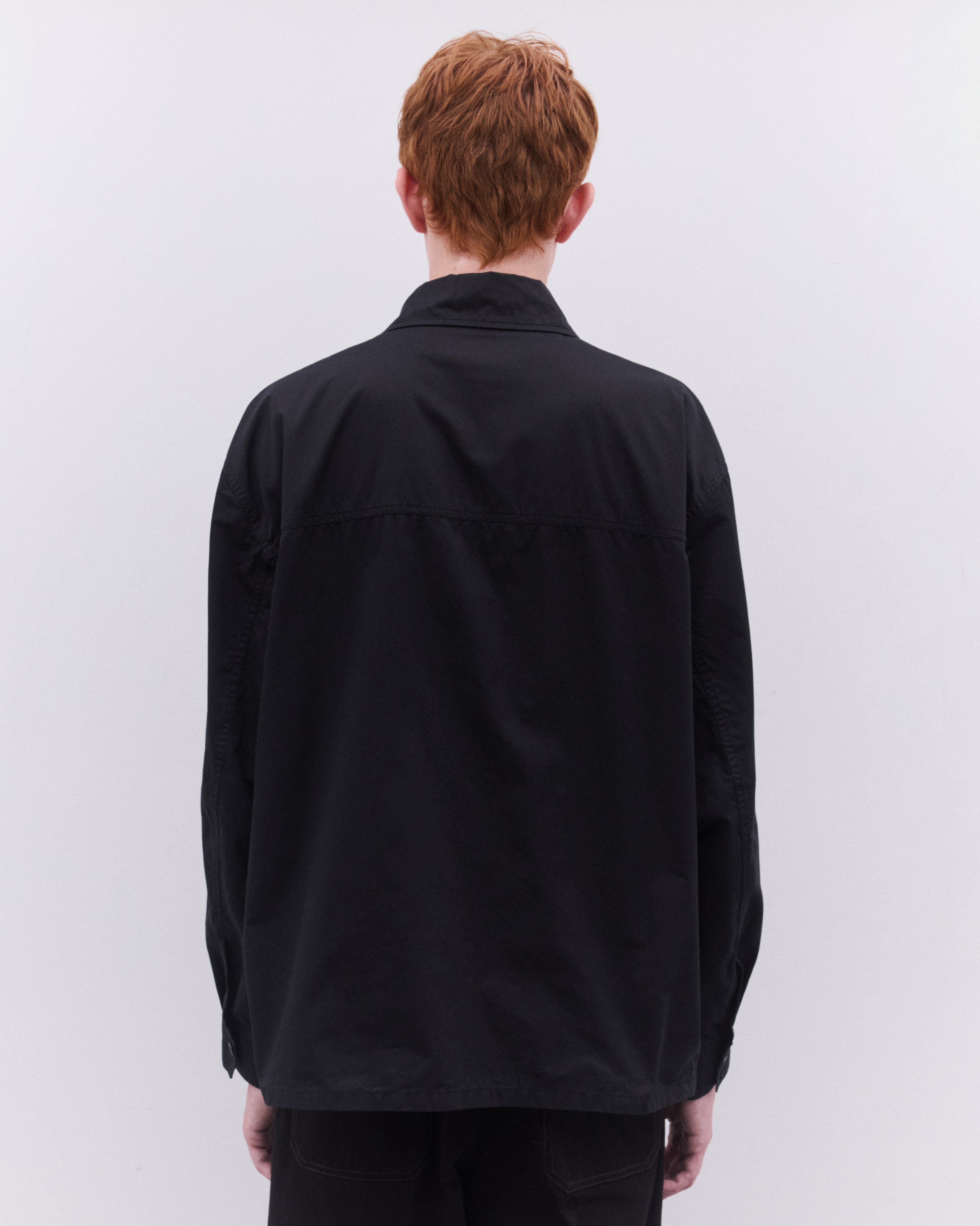 Lemaire: Men's Pyjama Shirt (Black) | DSML E-SHOP
